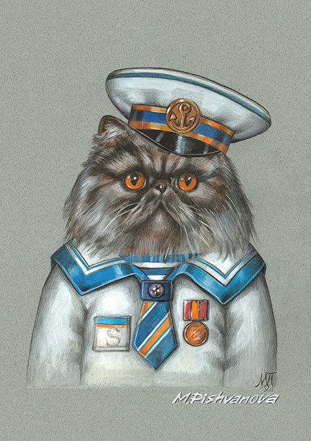 Persian Cat the Sailor