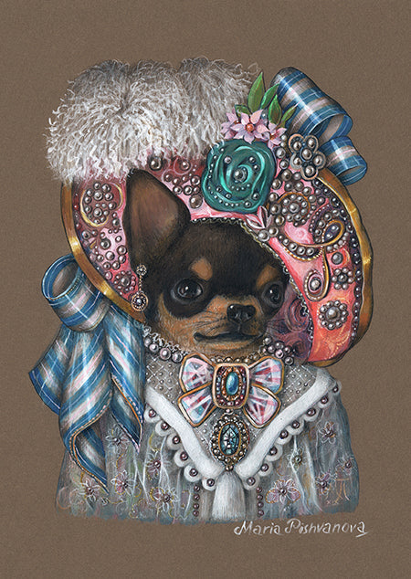 Chihuahua_Queen_ArtPrint_AnimalCentury