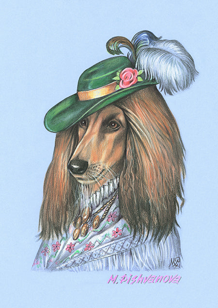 Lady Oktoberfest (Afghan Hound)