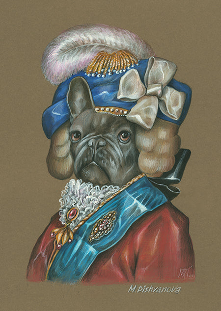 FrenchBulldogKing_ArtPrint_AnimalCentury